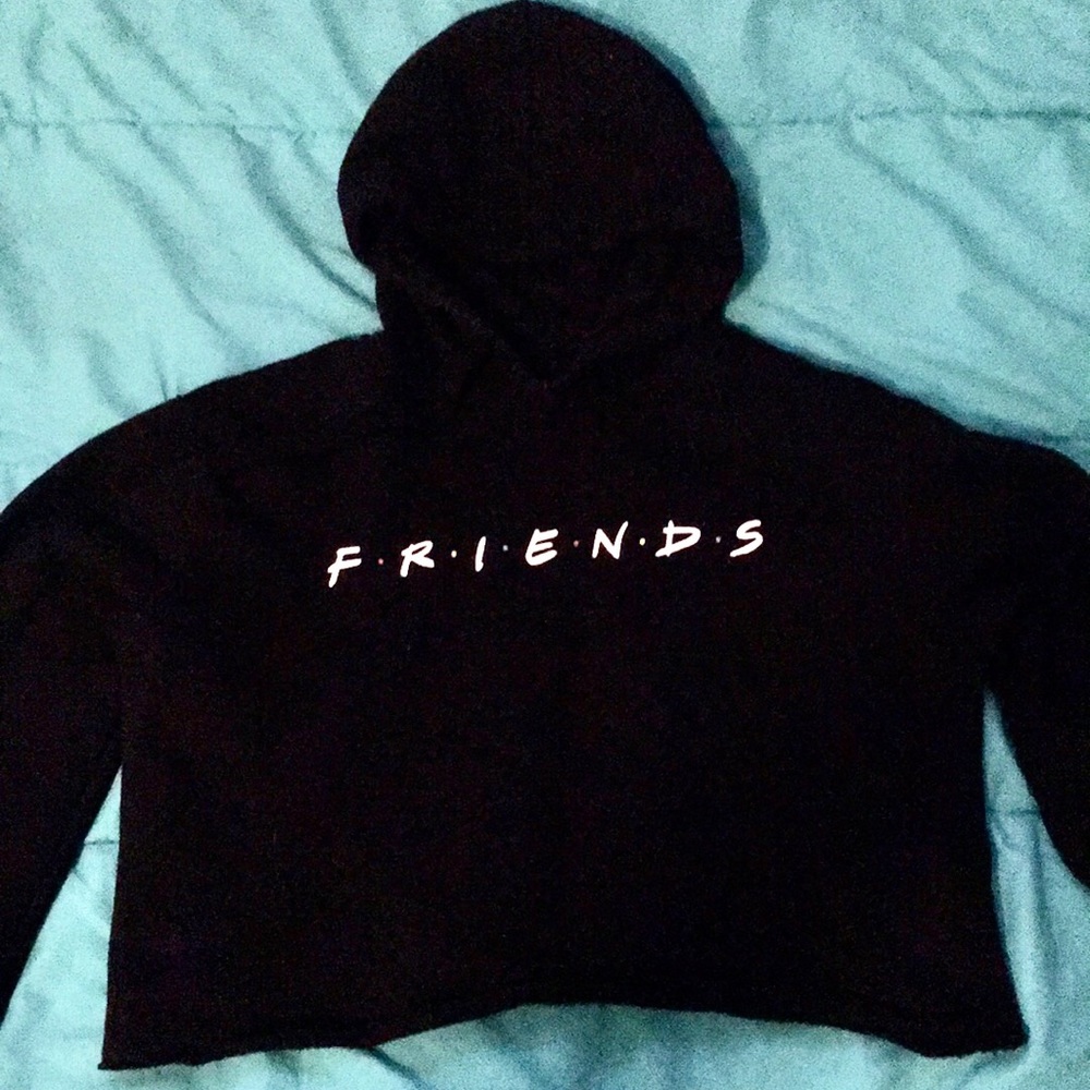 Friends cropped hoodie